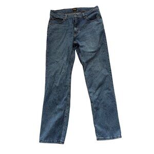 Lee Blue Straight Leg Jeans Men’s 31x30